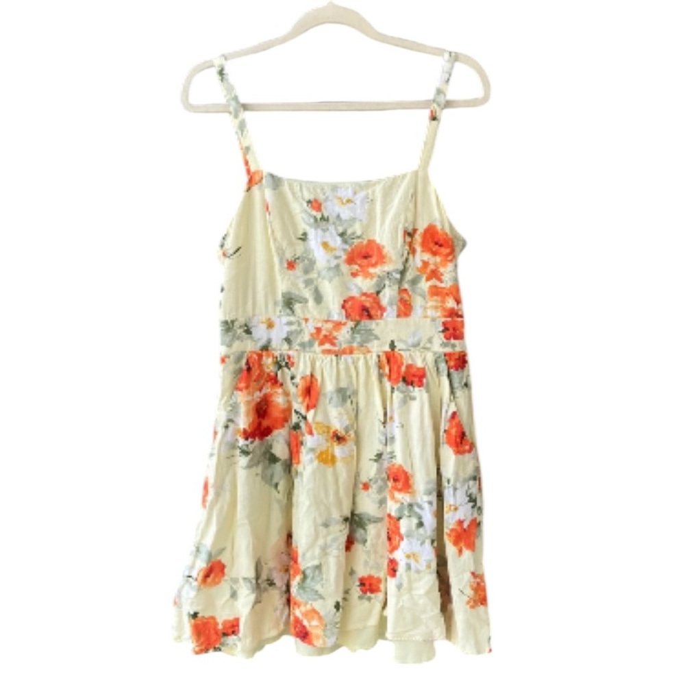 Altar'd State floral summer mini dress with pockets M